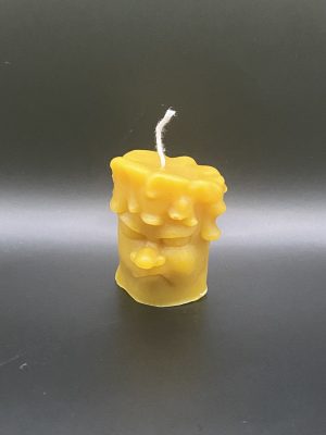 Bougie visage fâché S