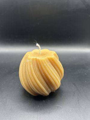 Bougie ronde strié et torsadé