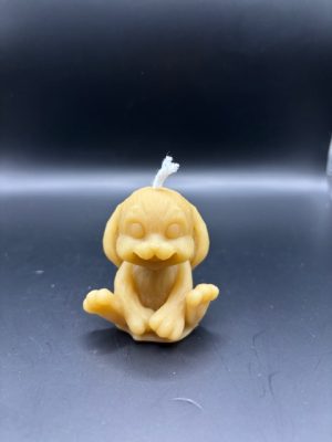 Lapin assis oreille baissée